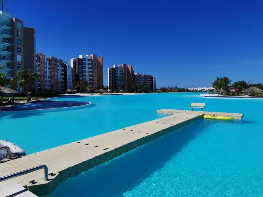 Departamento Con Laguna Artificial 坎昆 外观 照片