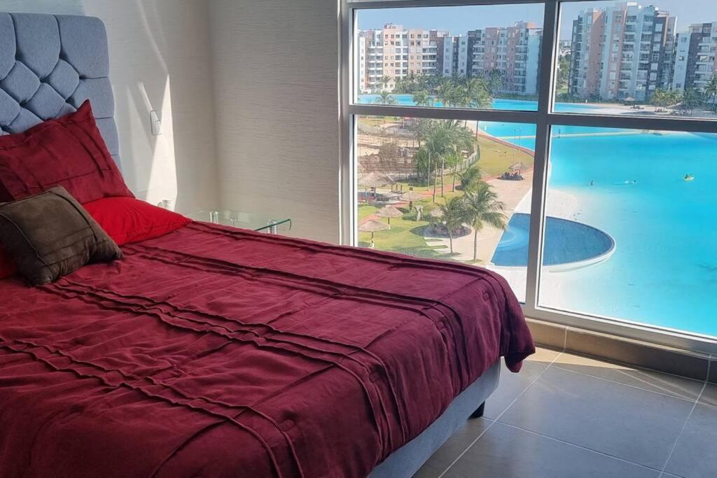 Departamento Con Laguna Artificial 坎昆 外观 照片