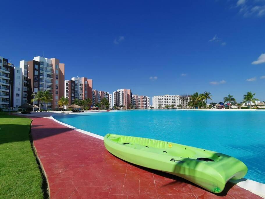 Departamento Con Laguna Artificial 坎昆 外观 照片