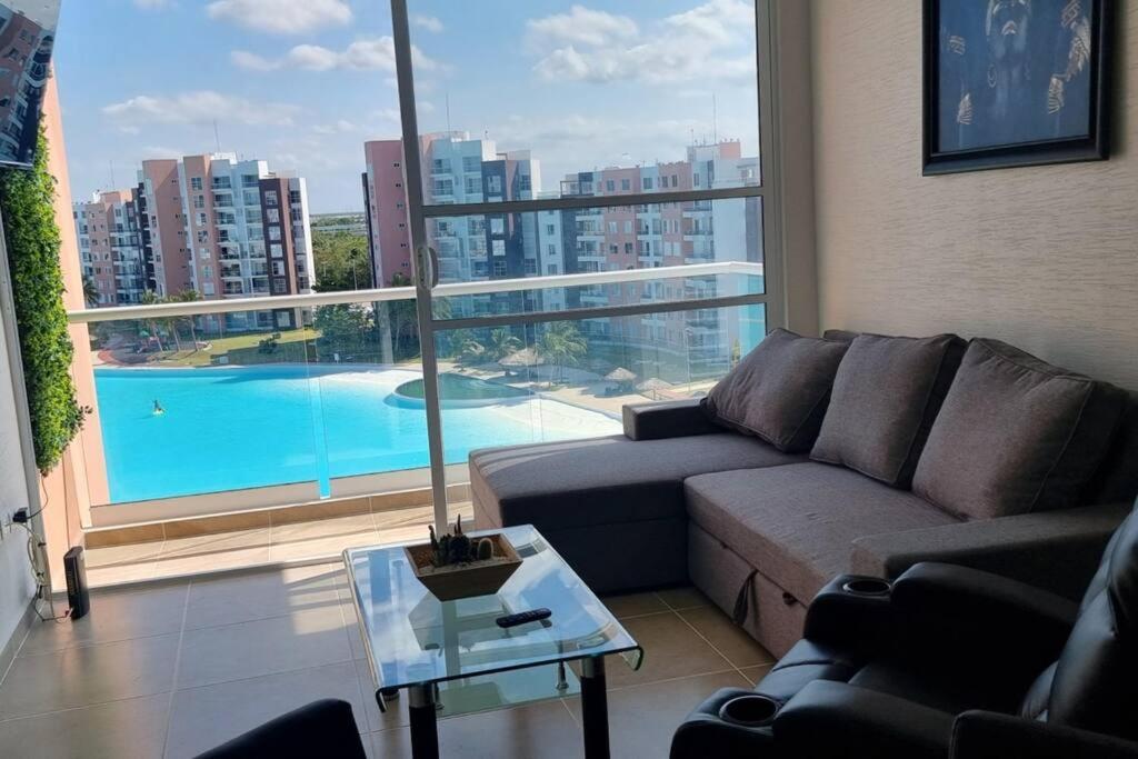 Departamento Con Laguna Artificial 坎昆 外观 照片