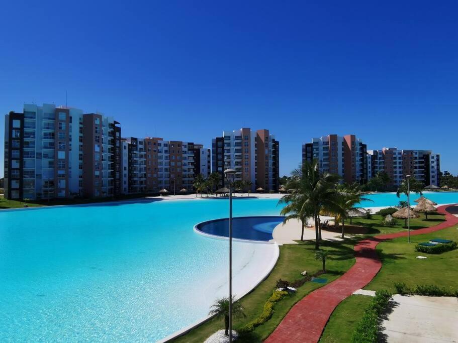 Departamento Con Laguna Artificial 坎昆 外观 照片