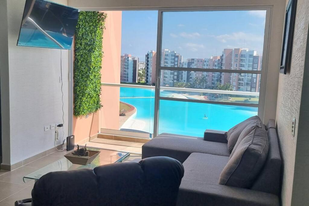 Departamento Con Laguna Artificial 坎昆 外观 照片