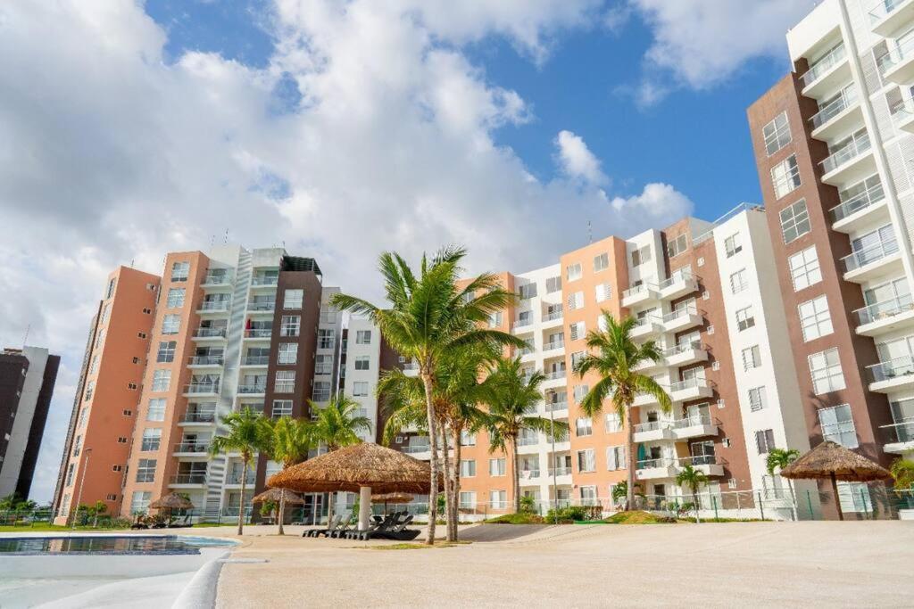 Departamento Con Laguna Artificial 坎昆 外观 照片